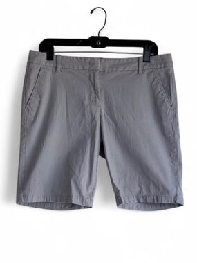 J. Crew Women's Light Gray Bermuda Shorts Size 8